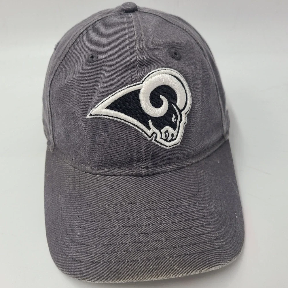 Los Angeles Rams Hat Fitted L New Era 49Forty Blue NFL Football Logo Casual Men